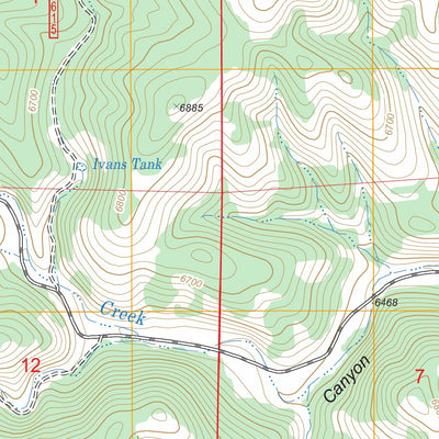 US Forest Service - Topo Avis, NM FSTopo Legacy digital map