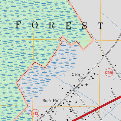 US Forest Service - Topo Awendaw, SC FSTopo Legacy digital map