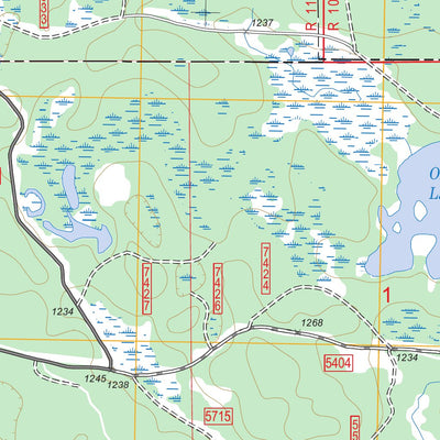 US Forest Service - Topo Axin, MI FSTopo Legacy digital map