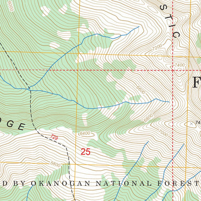 US Forest Service - Topo Azurite Peak, WA FSTopo Legacy digital map
