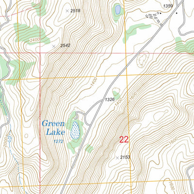 US Forest Service - Topo Azwell, WA FSTopo Legacy digital map