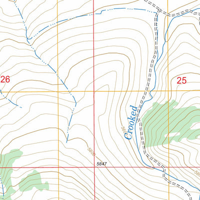 US Forest Service - Topo B K Ranch, MT FSTopo Legacy digital map