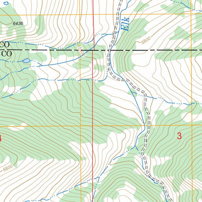 US Forest Service - Topo B K Ranch, MT FSTopo Legacy digital map