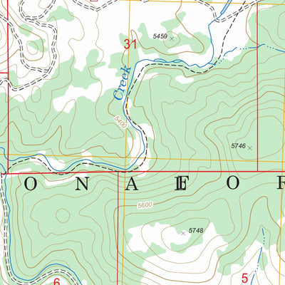 US Forest Service - Topo Babcock Peak, CA FSTopo Legacy digital map