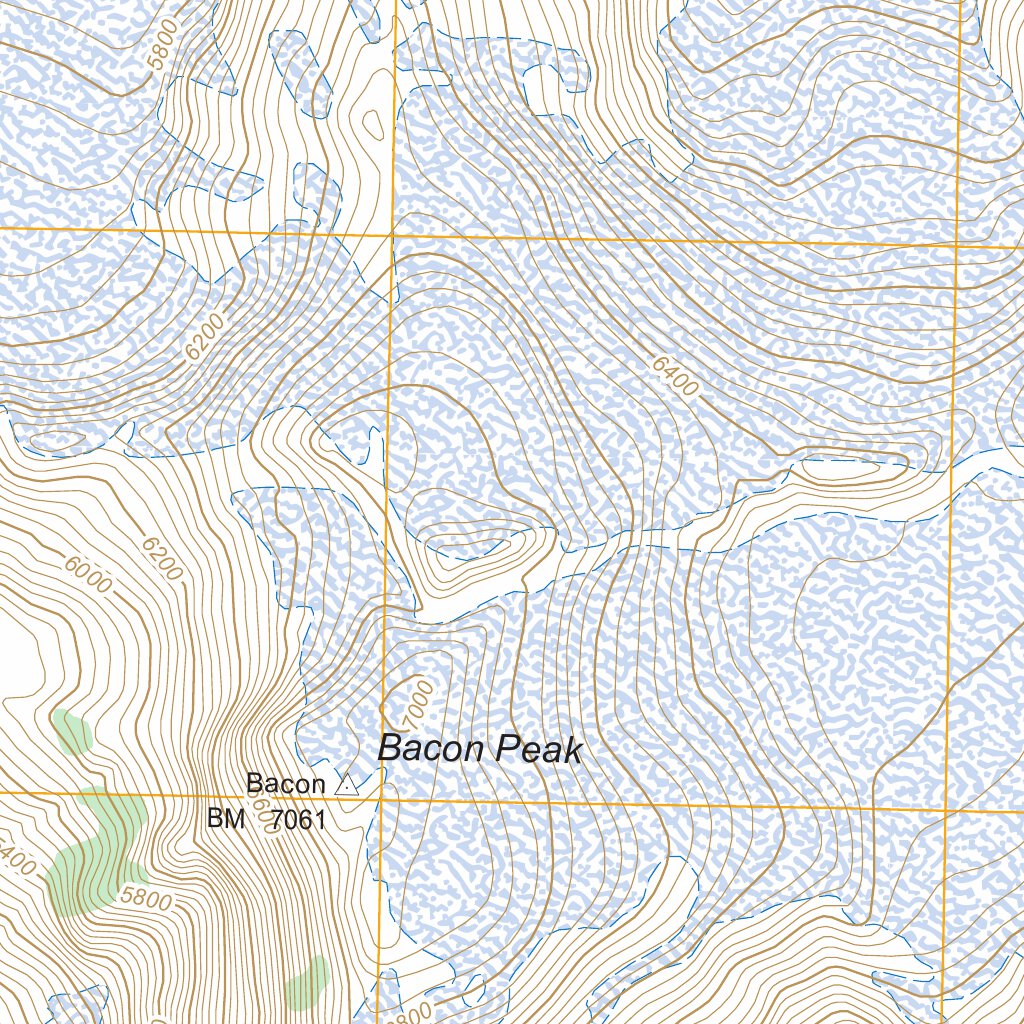 Bacon Peak, WA FSTopo Legacy Map by US Forest Service - Topo | Avenza Maps