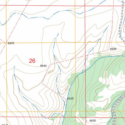 US Forest Service - Topo Bad Luck Creek, MT FSTopo Legacy digital map