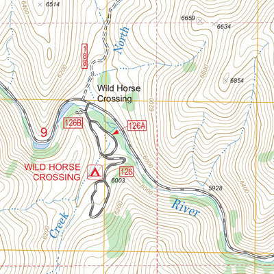 US Forest Service - Topo Badger Creek, NV FSTopo Legacy digital map