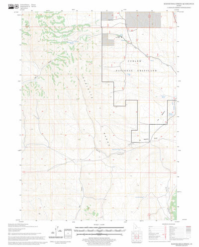 US Forest Service - Topo Badger Hole Spring, ID FSTopo Legacy digital map