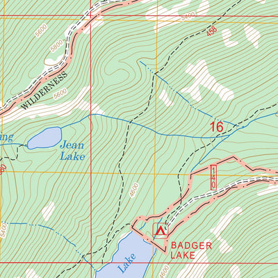 US Forest Service - Topo Badger Lake, OR FSTopo Legacy digital map