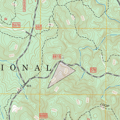US Forest Service - Topo Badin, NC FSTopo Legacy digital map