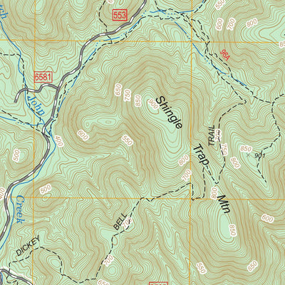 US Forest Service - Topo Badin, NC FSTopo Legacy digital map