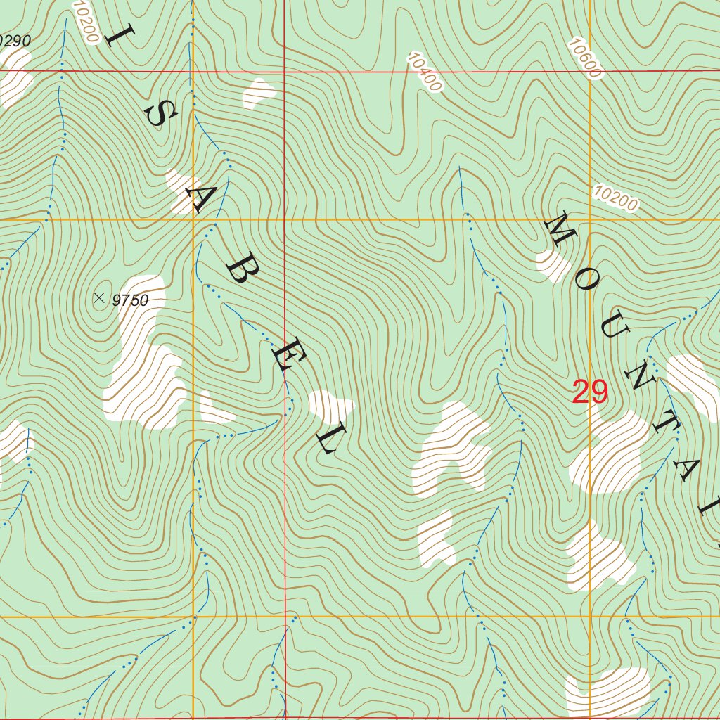 Badito Cone, CO FSTopo Legacy Map by US Forest Service - Topo | Avenza Maps