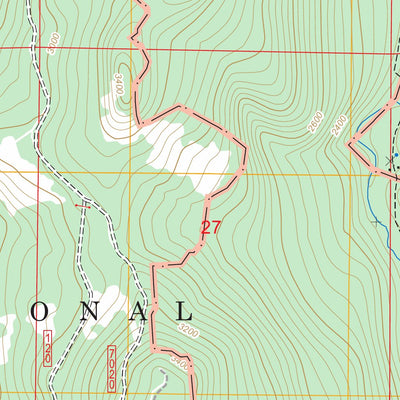 US Forest Service - Topo Bagby Hot Springs, OR FSTopo Legacy digital map