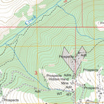 US Forest Service - Topo Baggs Creek, MT FSTopo Legacy digital map