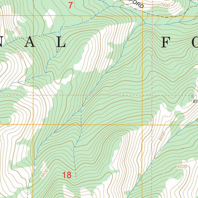 US Forest Service - Topo Bailey Lake, WY FSTopo Legacy digital map