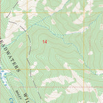 US Forest Service - Topo Bailey Lake, WY FSTopo Legacy digital map