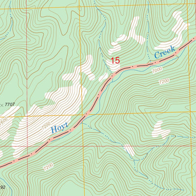 US Forest Service - Topo Baily Points, NM FSTopo Legacy digital map