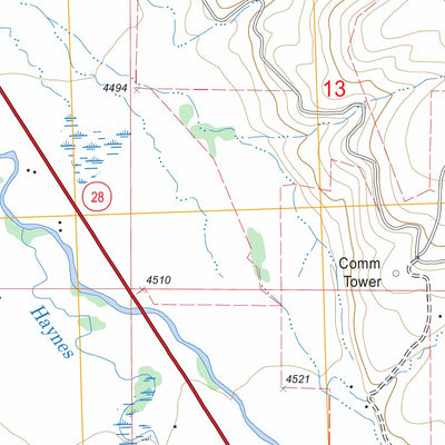 US Forest Service - Topo Baker, ID FSTopo Legacy digital map