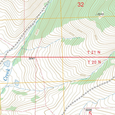 US Forest Service - Topo Baker, ID FSTopo Legacy digital map