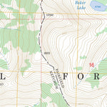 US Forest Service - Topo Baker Peak, ID FSTopo Legacy digital map