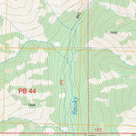 US Forest Service - Topo Baker Peak, ID FSTopo Legacy digital map