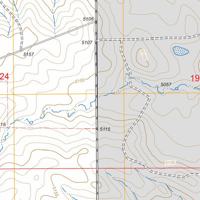 US Forest Service - Topo Baker Spring, WY FSTopo Legacy digital map