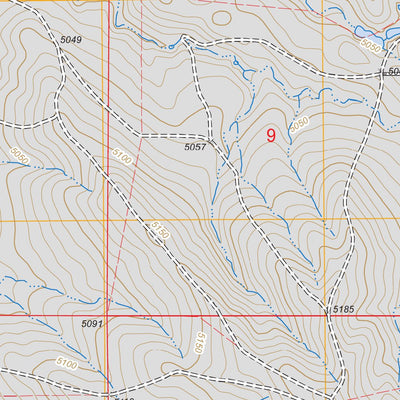US Forest Service - Topo Baker Spring, WY FSTopo Legacy digital map