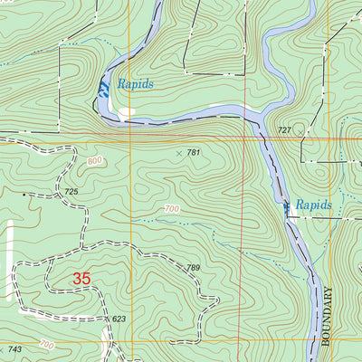 US Forest Service - Topo Baker Springs, AR FSTopo Legacy digital map