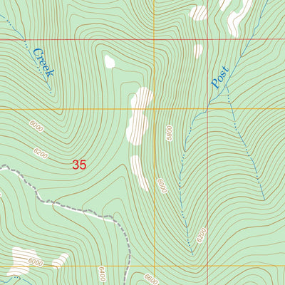 US Forest Service - Topo Bald Hills, MT FSTopo Legacy digital map