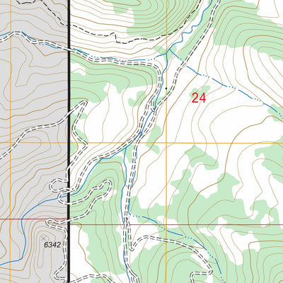 US Forest Service - Topo Bald Knob, MT FSTopo Legacy digital map