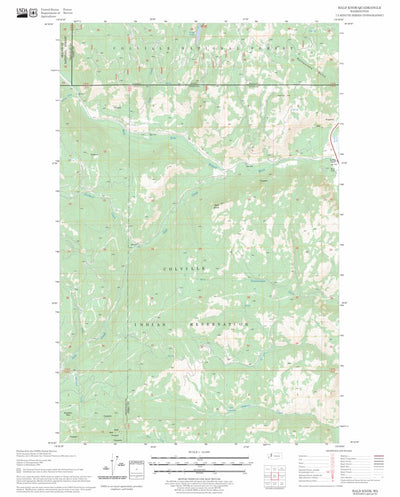 US Forest Service - Topo Bald Knob, WA FSTopo Legacy digital map
