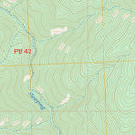 US Forest Service - Topo Bald Top Mountain, MT FSTopo Legacy digital map
