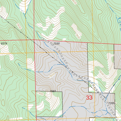 US Forest Service - Topo Baldy Mountain, CO FSTopo Legacy digital map