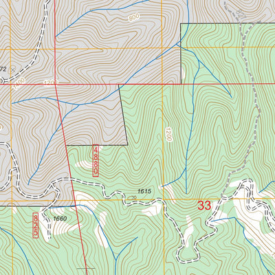US Forest Service - Topo Baldy Mountain, OR FSTopo Legacy digital map