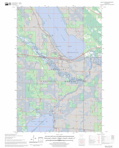 US Forest Service - Topo Ball Club, MN FSTopo Legacy digital map