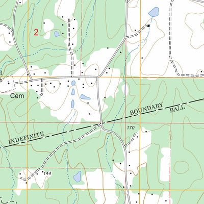 US Forest Service - Topo Ball, LA FSTopo Legacy digital map