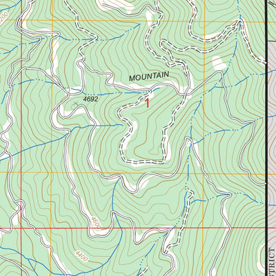 US Forest Service - Topo Bally Mountain, ID FSTopo Legacy digital map