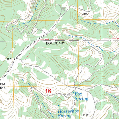 US Forest Service - Topo Bally Mountain, OR FSTopo Legacy digital map