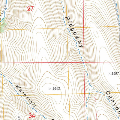 US Forest Service - Topo Balm Canyon, OR FSTopo Legacy digital map