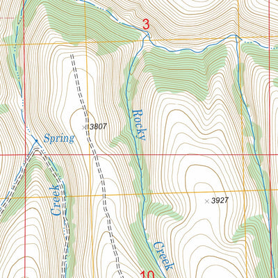 US Forest Service - Topo Balm Canyon, OR FSTopo Legacy digital map