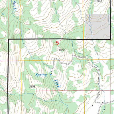 US Forest Service - Topo Bangs Mountain, WA FSTopo Legacy digital map