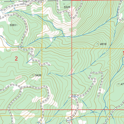 US Forest Service - Topo Banks, ID FSTopo Legacy digital map