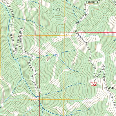 US Forest Service - Topo Banks, ID FSTopo Legacy digital map