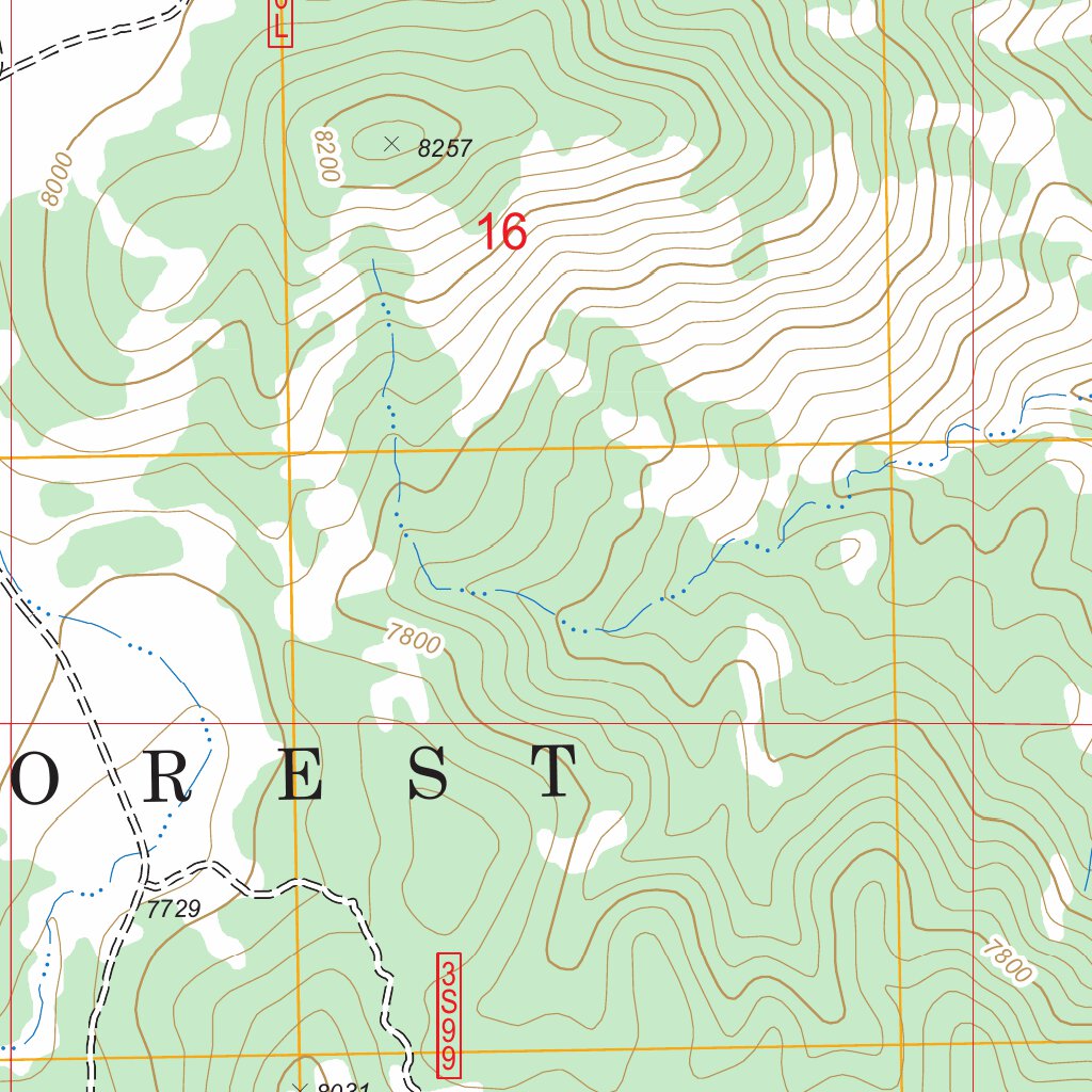 Banner Ridge, CA FSTopo Legacy Map by US Forest Service - Topo | Avenza ...