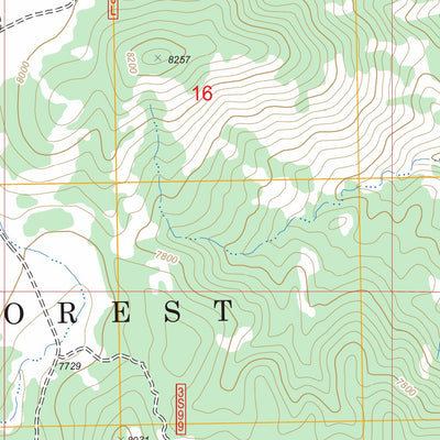 US Forest Service - Topo Banner Ridge, CA FSTopo Legacy digital map