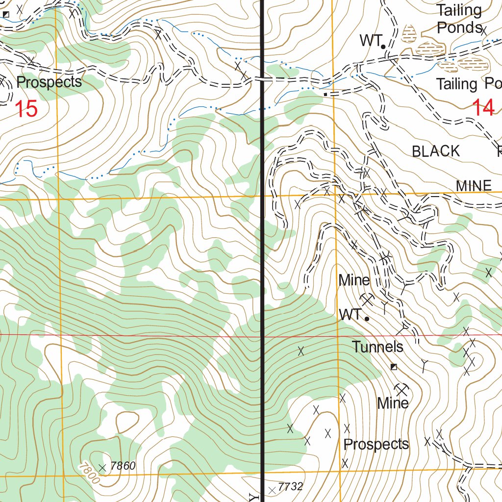 Banner Ridge Trail Banner Ridge, CA FSTopo Legacy Map by US Forest Service - Topo | Avenza ...