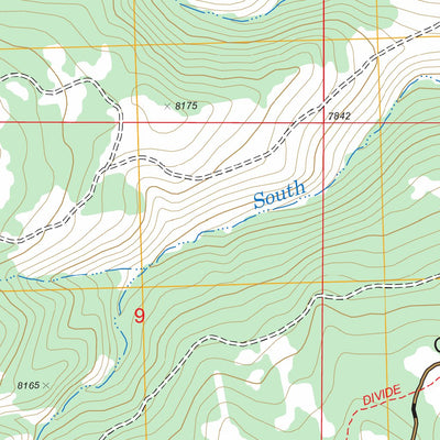 US Forest Service - Topo Bannock Pass, MT - ID FSTopo Legacy digital map