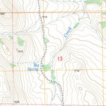 US Forest Service - Topo Barcus Peak, WY FSTopo Legacy digital map
