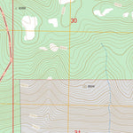 US Forest Service - Topo Bare Mountain, MT FSTopo Legacy digital map