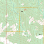 US Forest Service - Topo Bare Mountain, MT FSTopo Legacy digital map